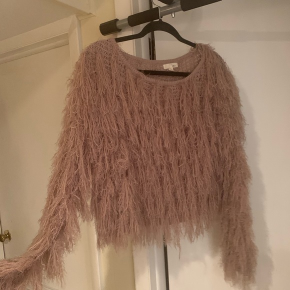 Pink fringe Sweater - Picture 2 of 4
